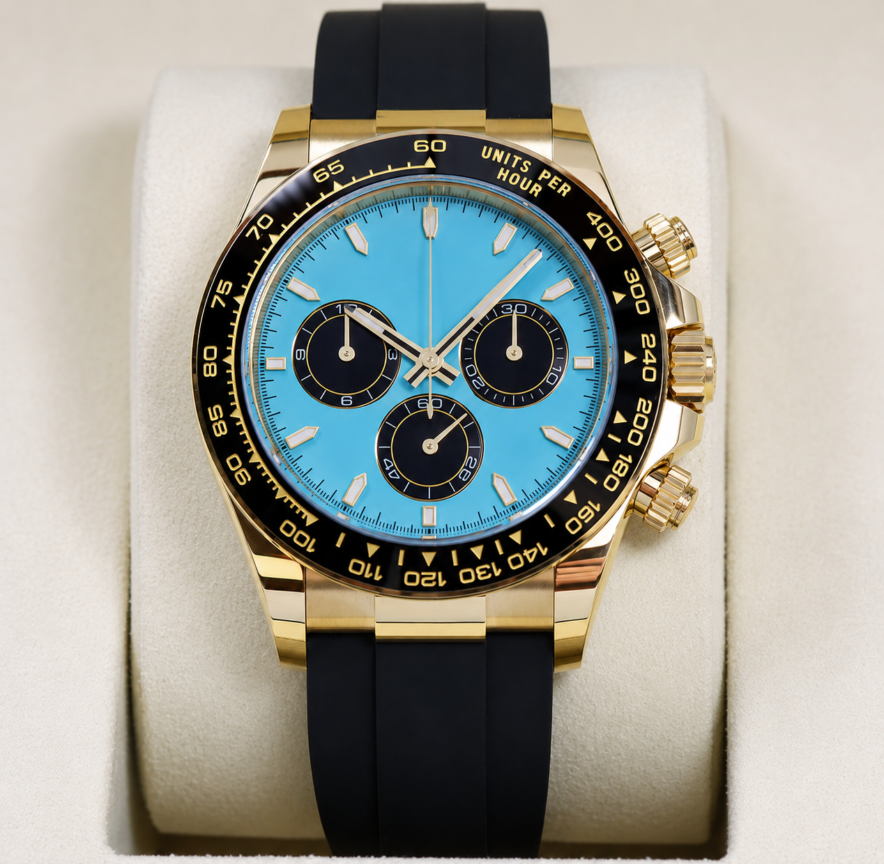 Turquoise blue watch